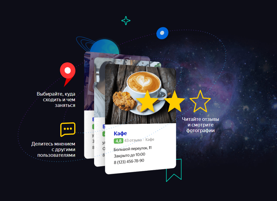 Yandex Andromeda - Empfehlungen